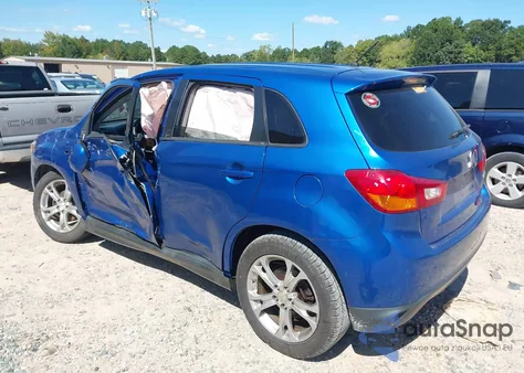2015 Mitsubishi Outlander Sport Es from USA, damaged, VIN 4A4AP3AU9FE005334